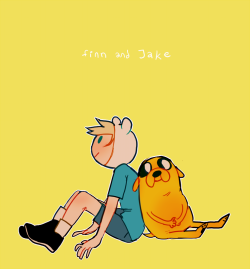 yummytomatoes:  some quick finn and jake love 