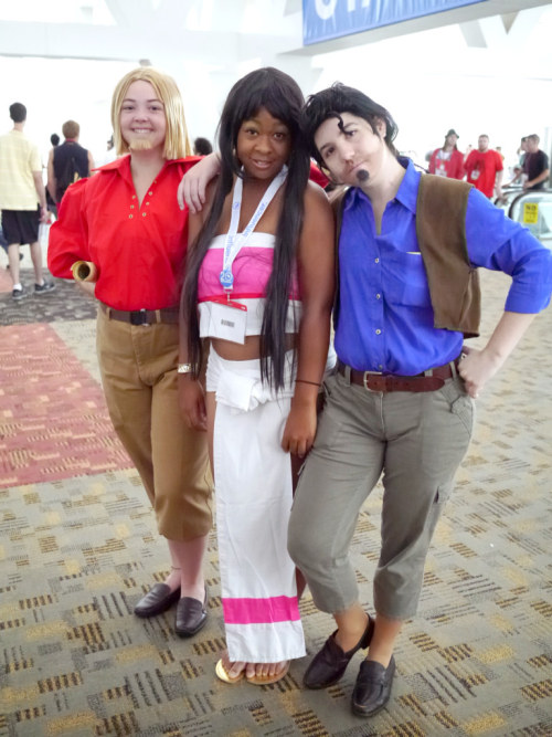 koalasrdelicious:  lithefider:  Photos I took of Alexa and Cait, who were Tulio and Miguel from Road to Eldorado!  Bonus Hiccup and Emperor Kuzco.  hey guys Lithe got awesome pictures of Cait and I! Wooo! 