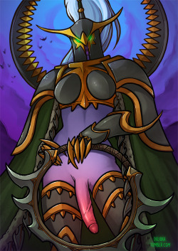 Warcraft: Maiev Shadowsong.Because OF COURSE Maiev is a futa