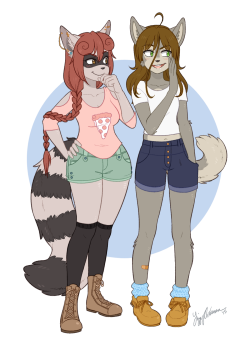 thestoneycoyote:  What’re you cheeky girls starin’ at? birthday