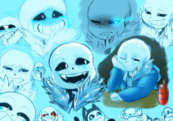 chocolatemint:more sans sketches!!!