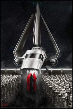 xombiedirge:  Star Wars: The Emperor’s Arrival by Mark Molnar /
