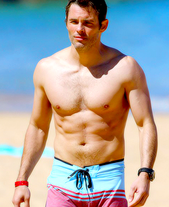 hughxjackman:  James Marsden Shirtless in Maui, Hawaii on June 6th ∟Come on tumblr this guy is gorgeous and doesn’t get the love that he deserves :P   