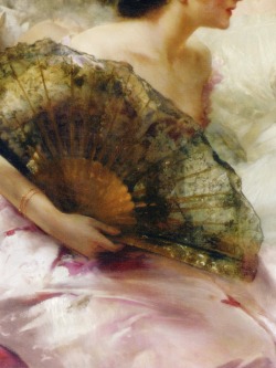 sadnessdollart:  After the Ball, Detail. by Conrad Kiesel (1846-1921)