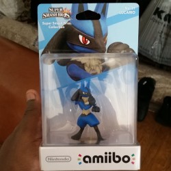 Why hello there!   #amiibo #lucario #Pokémon