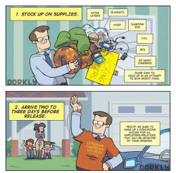 dorkly:  How to Camp Out for New Consoles