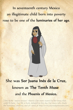 rejectedprincesses:   Sor Juana Ines de la Cruz (  1651-1695):