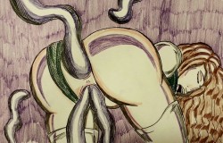  Emerald Valkyrie tentacle pinup   Kimberly gets violated by