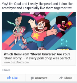 My little sister took that SU personality quiz on Facebook and