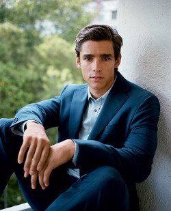 meninvogue:Brenton Thwaites Photographed by Max Farago, Vogue,