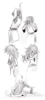 nymre: An old small comic about Toph and her hair struggles : 