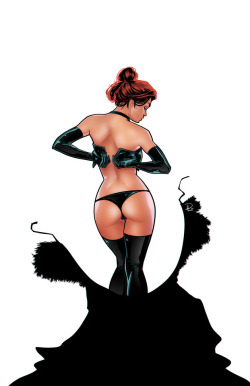 diegollorenteart: Jean Grey (Hellfire club version)  Commission