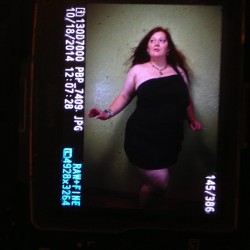 #sotc with curvy red model @karielynn221979 Indiana native preparing