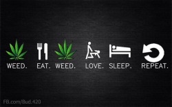 danishweedguy:  Weed, eat, weed, love, sleep, repeat ❤️💛💚❤️💛💚❤️💛💚🚬🚬🚬