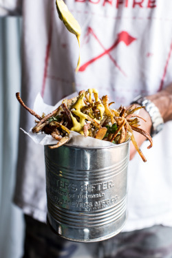 do-not-touch-my-food:  Greek Feta Fries with Roasted Garlic Saffron