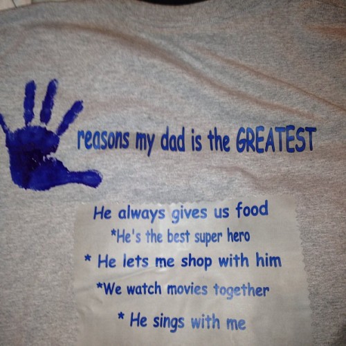The best Father’s Day shirt..EVER!! Fuk yo gifts ..mine kicked asssss ;-) ps: all Father’s Day gifts kick ass when given by their children!!!!!! #photosbyphelps  #fathersday