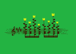 art-et-musique:  Budi Satria Kwan - Music notes garden 