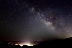 just–space:  The Milky Way Shining Over The Wasatch Mountains