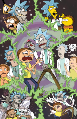 wingogo:  Posting at stupid o’clock at night!! Rick and morty