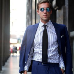 gentlemenwear:  Be inspired by Filippo Cirulli! Notice the perfect