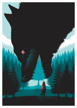 moarrrmagazine:  Little Red Riding Hood by Guillaume Morellec