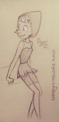 creepyrachelwaffle:  I’ve been wanting to draw Pearl for a