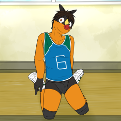 Volleyball Pokedude Pinup: Tepig