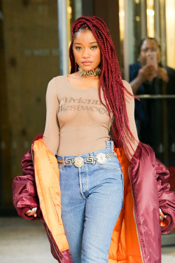 celebsofcolor: Keke Palmer out in NYC