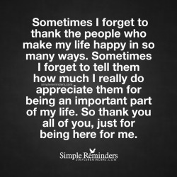 jollyrogers777: mysimplereminders: “Sometimes I forget to thank