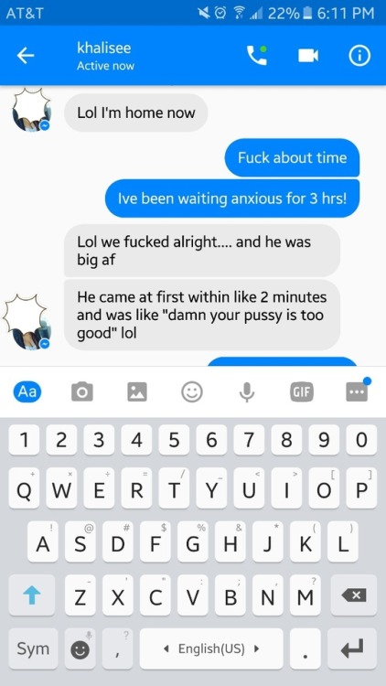 sluttywifetext:  That’s the whole cuckold story . So background of this story is my wife went to visit family without me across the country  and see an old friend I told her to fuck him and she deeply wanted to for years since they were good friends