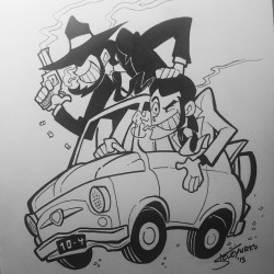 steveyurko:  Inktober Day 4: Lupin and Jigen should have been