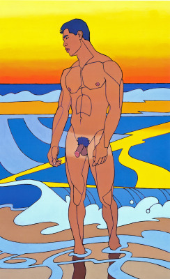men-in-art:  Maui SunriseDouglas Simonson1994