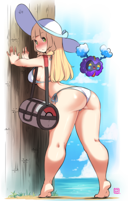 kenron-toqueen: Lillie and Nebby 👙👒💖💖