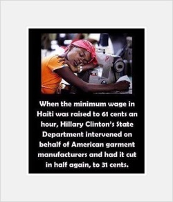 artdream:  When the minimum wage in Haiti was raised  to 61 cents