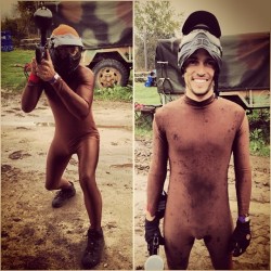 lycladuk:  Is he paintballing in his unitard?