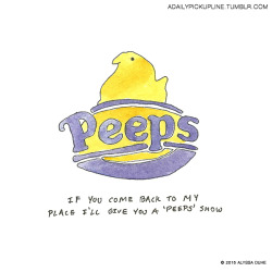 adailypickupline:  Happy Easter to all my Peeps!https://instagram.com/alduhe/