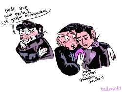 redmetz:  josuke likes to purposely leave kissy marks all over