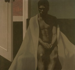 Michael leonard (British, b. 1933), Leroy in a Blanket 3, 1972.