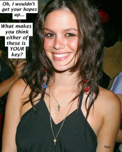 Just how many keys is she holding…?