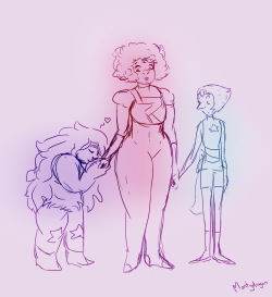 montydragon:Headcanon that Garnet’s gemfriends love to make