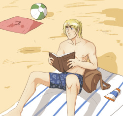 robotsharks:  Summer Au: Armin moves to California to stay with
