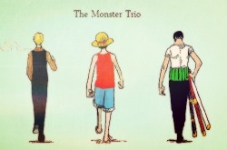 monkey-d-louis:  The Monster Trio 