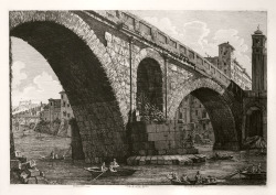 hismarmorealcalm:  Luigi Rossini (1790-1857)  Veduta di Ponte