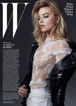 miramax:  Wolf of Wall Street’s Margot Robbie for W Magazine