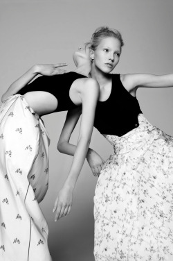 amy-ambrosio:Sasha Luss & Daria Strokous by Pierre Debusschere