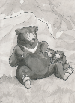 bjekkergauken: Inktober day 16- Sloth bears