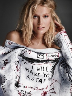 stormtrooperfashion:Toni Garrn by Hunter and Gatti for Tush Magazine