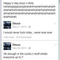 hollywood-undeuce:  If you don’t think Deuce’s Facebook updates