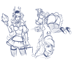 dopal: maidstuck mindfang insp. by an rp im having LMAO (im sooooo