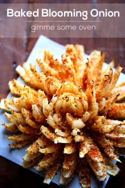 beautifulpicturesofhealthyfood:  Baked Blooming Onion…RECIPE